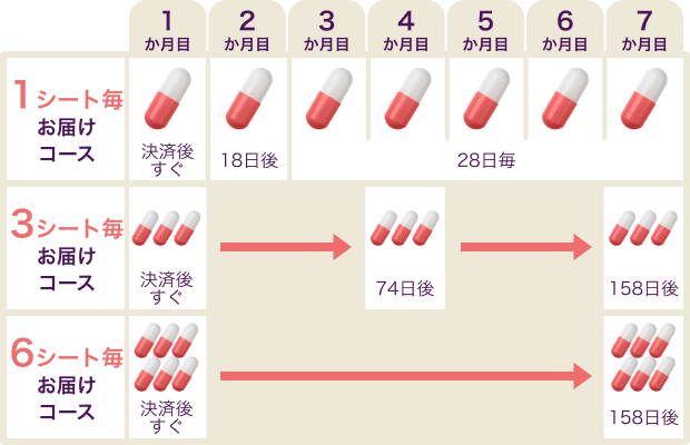 定期配送サイクル